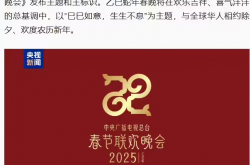 2025 蛇年央视春晚官宣：巳巳如意，生生不息